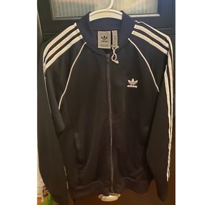 Adidas Superstar track jacket, black, Mens M